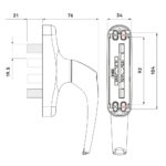 STAC (Sobinco) Side Hung Locking Components & Handle