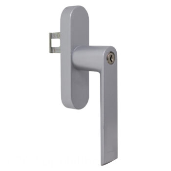 Schuco AvanTec / Simplysmart Forked Window Handle Silver