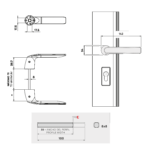 STAC Gamma Minimalist Aluminium Door Handles