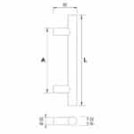 Q-Line Marine Grade 316 Pull Bar Handle