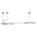 Siegenia LM 5200 Tilt Only Restrictor Stay