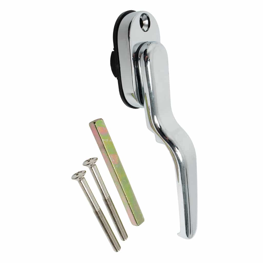 Liniar internal slim cranked bi-fold handle in chrome